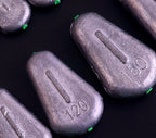 Flat Lead Sinker, Hollow Plastic Core, 0.2–7 oz (5–200 g) – product photo