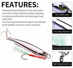 Chrome Casting Jig Metal Spoon, 15–30 g (0.5–1.1 oz) – product photo