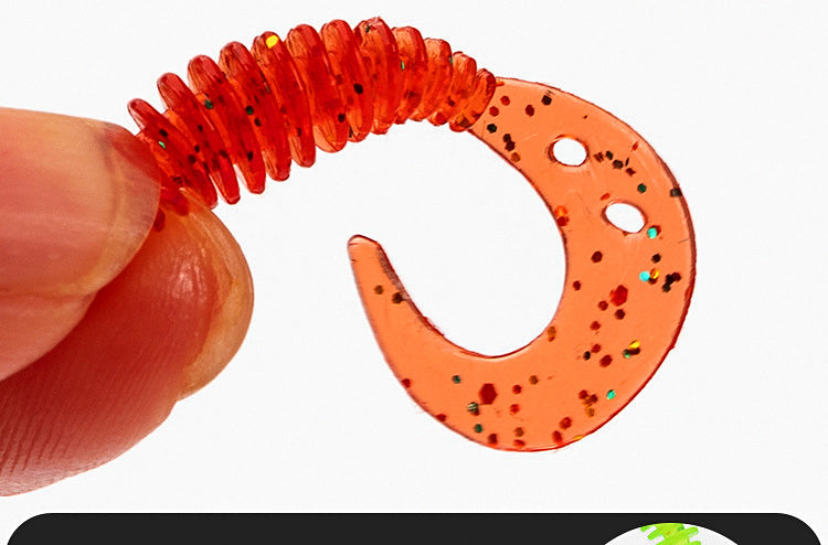 Micro Curly Tail Soft Grub Lures, 30 pc, 2.5 & 3.5 cm – product photo