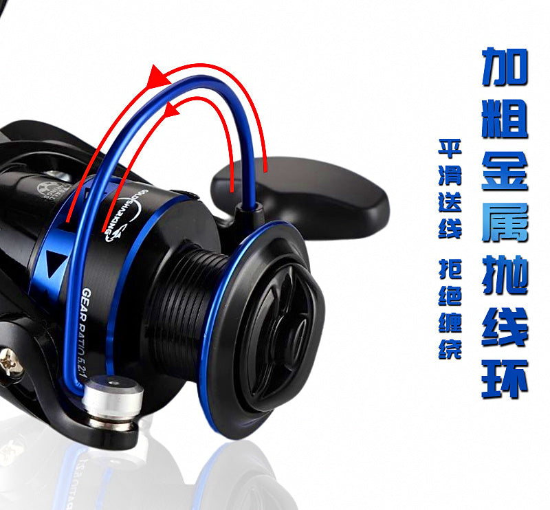 All-Metal Head Spinning Reel, LAN 1000–6000 Sizes – product photo