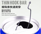 Offset Worm Hooks, Barbed, High Carbon Steel, 15 Pack – product photo