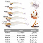 Glow Wood Shrimp Squid Jig (Egi), Sizes 2.0–4.0 – product photo