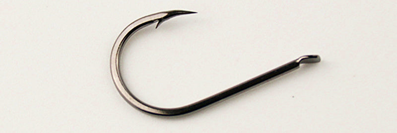 Barbed Bent-Tip Hooks, High Carbon Steel, Bulk 50-1000 pcs – product photo