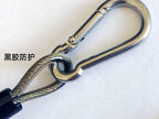 Stainless Steel Rod Leash Lanyard with Carabiner, 1.2–3 m – product photo