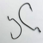 Wide-Belly Crank Single Hook, High-Carbon Steel, Barbed, 8–5/0 – product photo