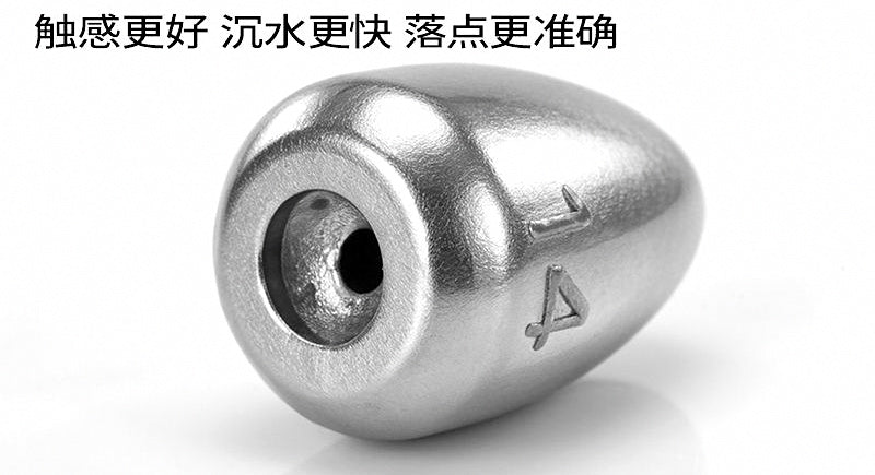 Bullet Sinker, Lead Alloy Texas Rig Weight, 2.5–30 g (0.09–1.06 oz) – product photo