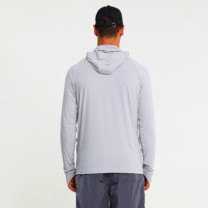 Men's Quick-Dry Sun Protection Fishing Shirt, Lightweight Mesh – product photo