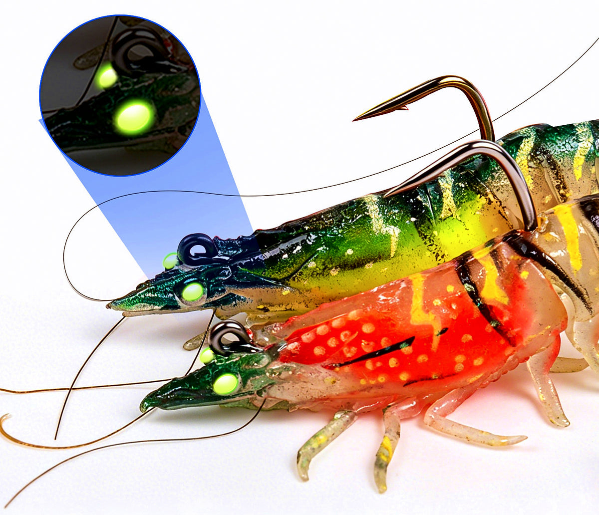 Soft Shrimp Lure, 8–12 cm (3.1–4.7 in), 8–21 g (0.3–0.7 oz) – product photo