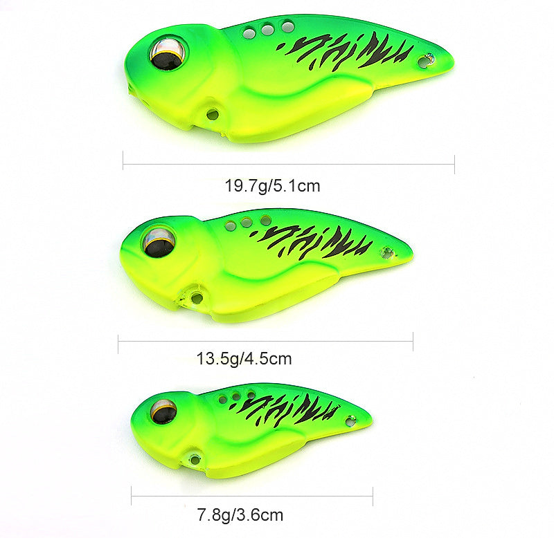 Metal VIB Blade Bait, 19.7 g (0.7 oz), Bare or With Hook – product photo