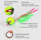 Slow Pitch Jig, Glow, 60–200 g (2.1–7.1 oz) – product photo