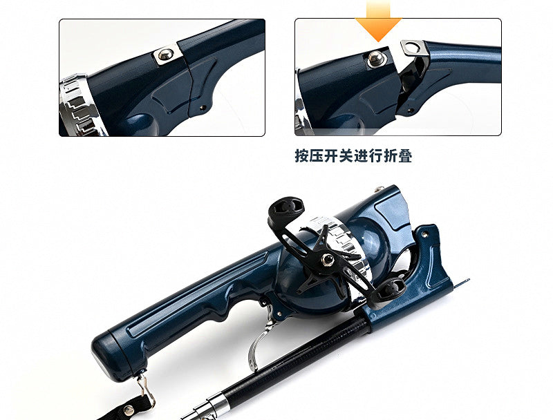 Carbon Folding Saltwater Rod, 1.31 m (4.3 ft), Hard Action – product photo