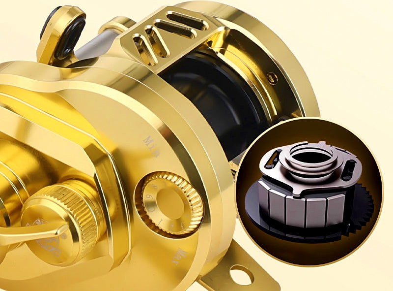Micro Baitcasting Reel, 7.6:1 Gear Ratio, CNC Magnetic Brake – product photo