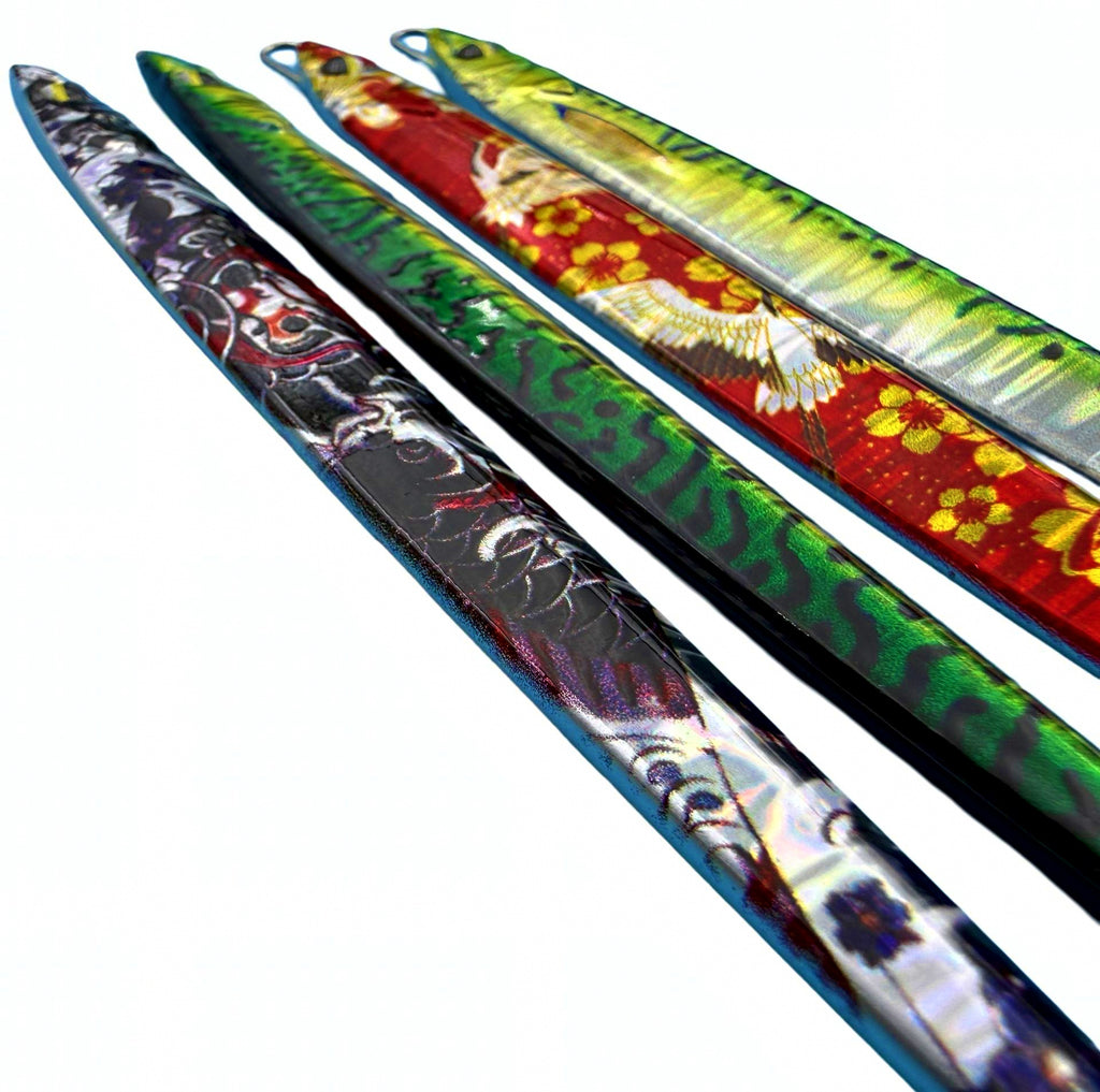 Fast Sinking Metal Jig, 100–120 g (3.5–4.2 oz), UV Glow – product photo