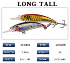Floating Long Lip Minnow Lure, 7.5 cm (3 in) 5 g (0.18 oz) – product photo