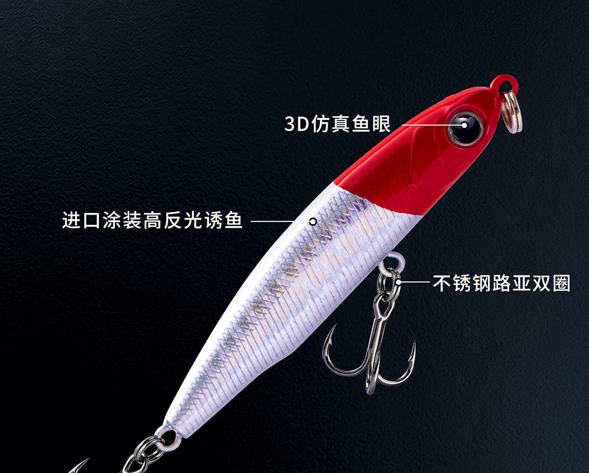 Mini Sinking Pencil Lure, 5-Pc Mixed Box, 3–8 g (0.11–0.28 oz) – product photo