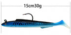 T-Tail Soft Swimbait Jig Head Lure, 5-Pack, 11.5–15 cm – product photo