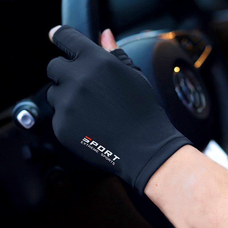 Sun Protection Fishing Gloves, Half, Full & 2-Finger Cut – product photo