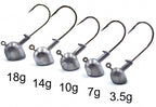 Round Head Jig Heads for Soft Baits, 3.5–18 g (0.12–0.63 oz) – product photo
