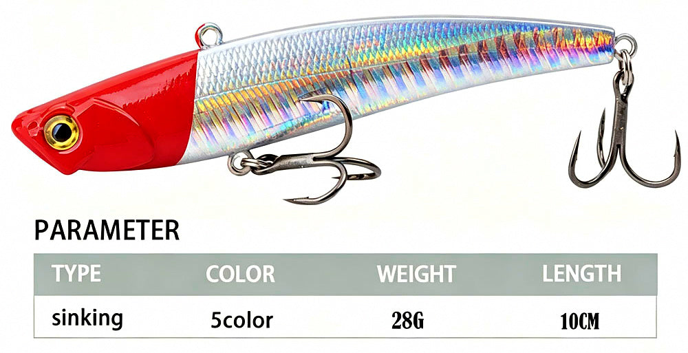 VIB Sinking Hard Bait, 28 g (1 oz), 10 cm (3.9 in) – product photo