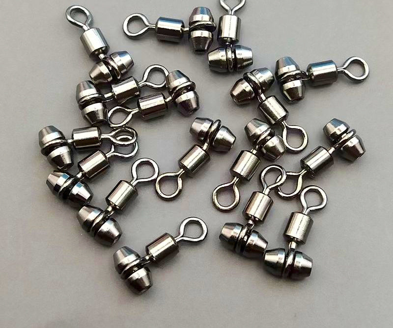 Anti-Tangle 3-Way Swivel Rig Connector, Stainless Steel – product photo