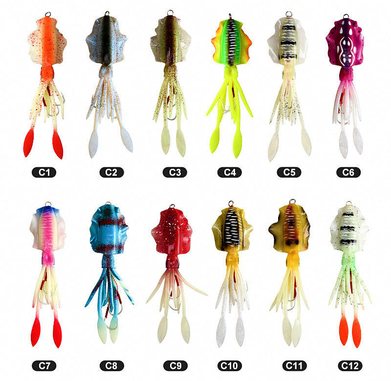 Leaded Squid Octopus Soft Lure, 60–150 g (2.1–5.3 oz) – product photo