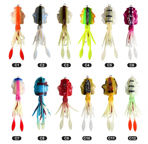 Leaded Squid Octopus Soft Lure, 60–150 g (2.1–5.3 oz) – product photo