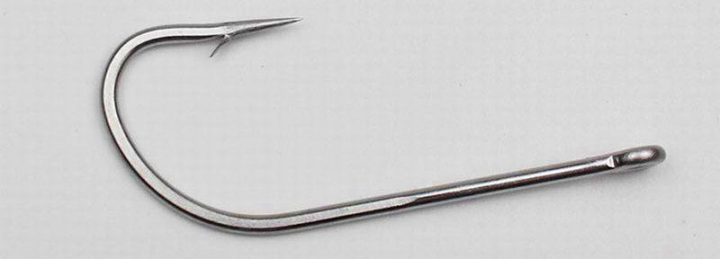 Stainless Steel Barbed Hooks, 100-Pack, Sizes 1/0–10/0 – product photo