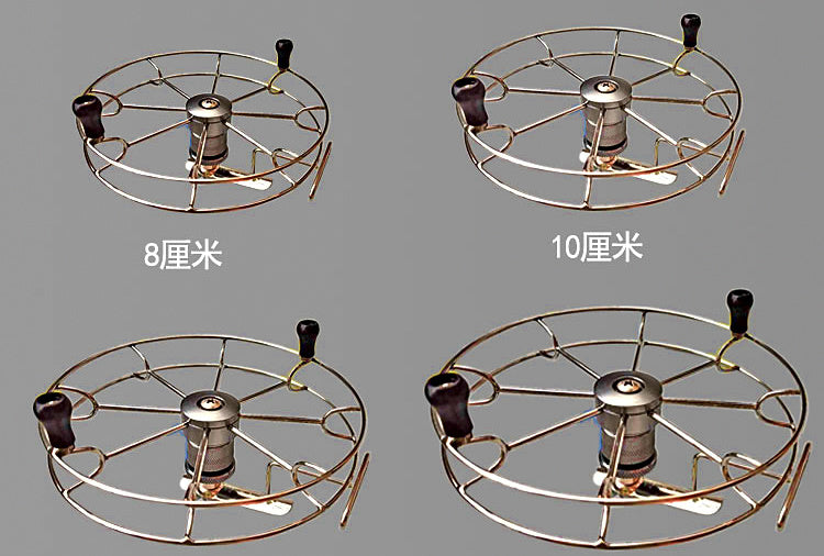 Metal Hand Reel with Drag, 2-Bearing, 1:1, 8–20 cm (3–8 in) – product photo