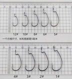 Reinforced Offset Worm Hook, Texas Rig, Sizes 12 to 5/0 – product photo