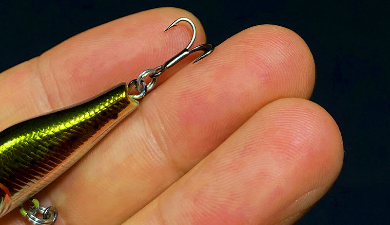 Slow Sinking Long Lip Minnow with Rattle, 2.5 g (0.09 oz) – product photo