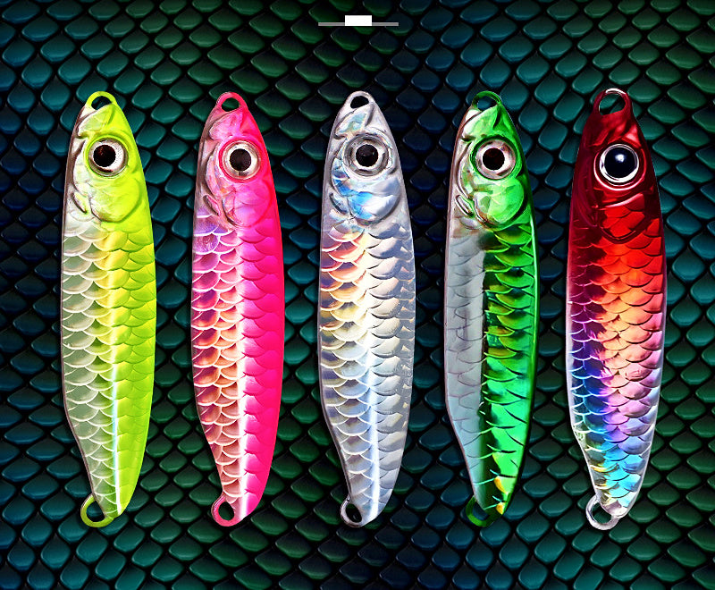 Fish-Scale Metal Jig Spoon, 7–30 g (0.25–1.06 oz) – product photo