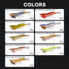 Wood Shrimp Squid Jig Lure, 75–115 mm (3–4.5 in) – product photo