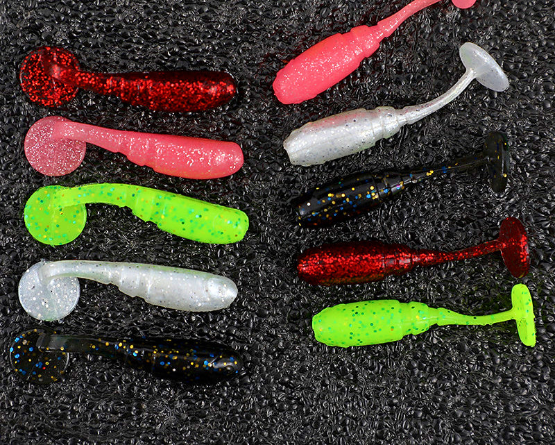 T-Tail Soft Plastic Grub, 3.5 cm (1.4 in), 20-Pack – product photo