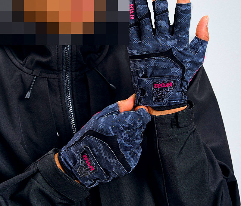 Fingerless Fishing Gloves, Sun Protection, Sizes M–XL – product photo