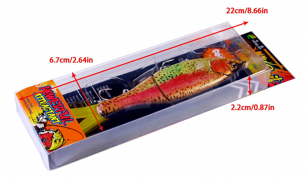 Two-Section Jointed Swimbait, 17 cm (6.7 in) 40 g (1.4 oz) – product photo