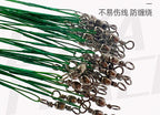 Wire Bite Leader with Swivel & Snap, 10–30 cm (4–12 in) – product photo