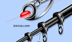 Carbon Iso Rod with Large Guides, 2.7–7.2 m (8.9–23.6 ft) – product photo