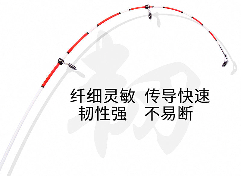 Soft Tip Carbon Rock Fishing Rod, 5-Section, 2.1–3.6 m (6.9–11.8 ft) – product photo