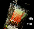 Squid Jig Skewer Hook Rig, 6 or 9 Hooks, Size 3 – product photo