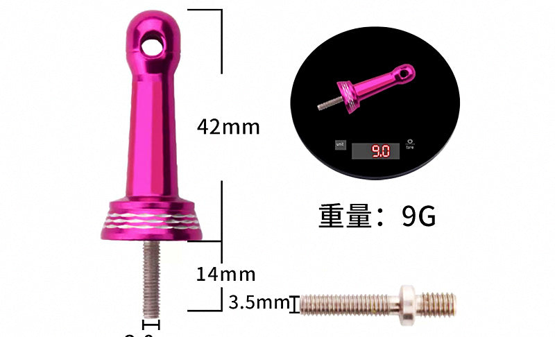 Reel Handle Balancer Post for Square/Hex Handle Arms – product photo