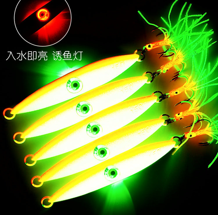 Glow Slow Pitch Jig with Light, 100–400 g (3.5–14 oz) – product photo