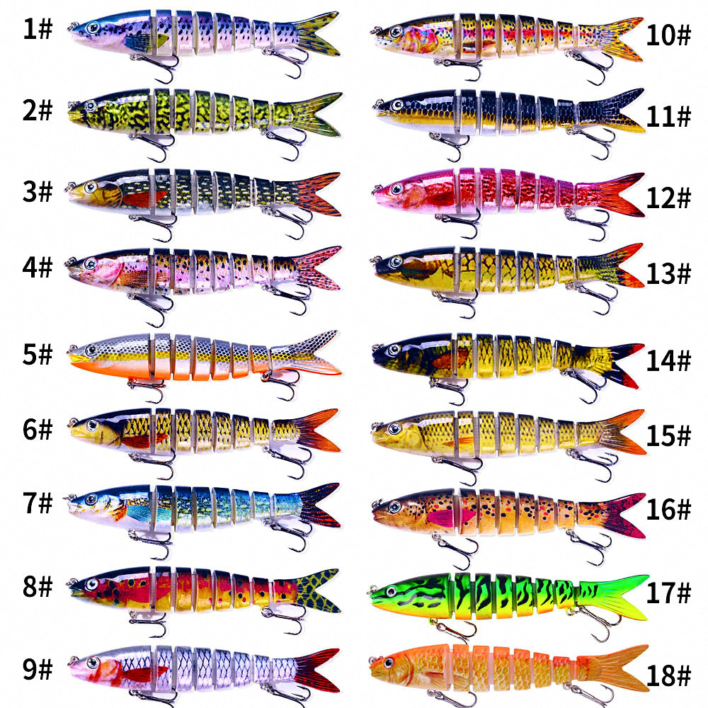 Jointed Sinking Swimbait Lure, 18 g (0.6 oz), 5.3 in – product photo