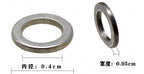Stainless Steel Single Ring Jig Connectors, 4x6 mm, 500 Pcs – product photo