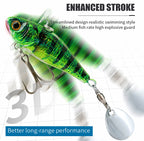 VIB Blade Bait Lipless Lure with Swivel, Boxed – product photo