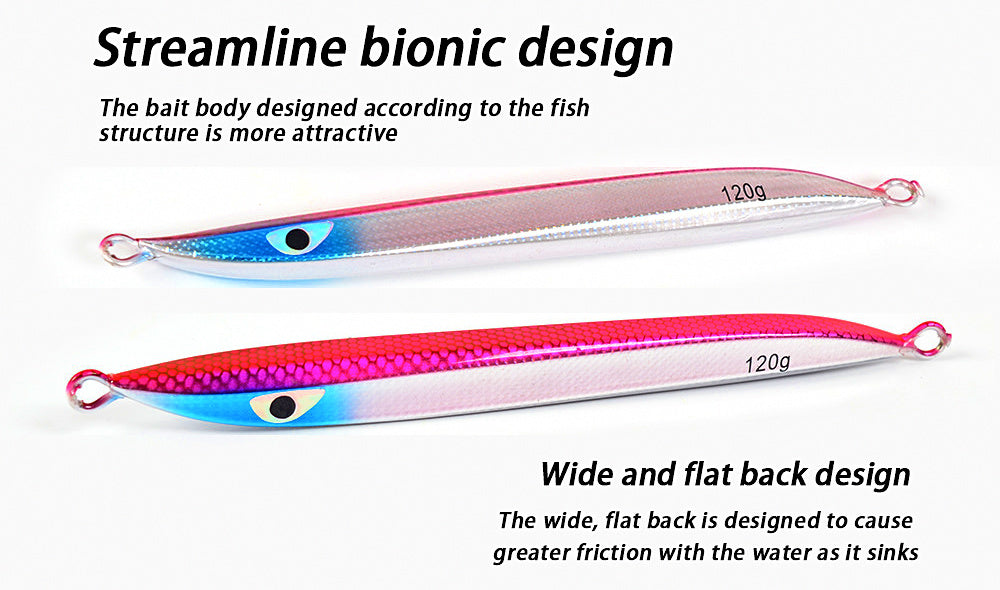 Glow Fast-Sinking Metal Jig, 120–180 g (4.2–6.3 oz) – product photo