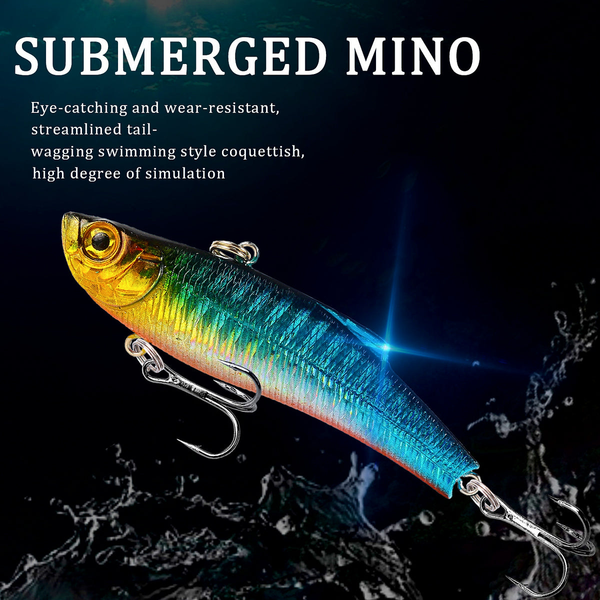 Vibrating Vib Swimbait Lure, 7 cm (2.8 in) 18 g (0.6 oz) – product photo