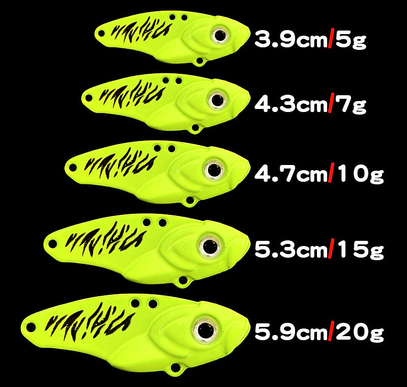 Zinc Alloy VIB Blade Lure, 5–20 g (0.18–0.71 oz) – product photo