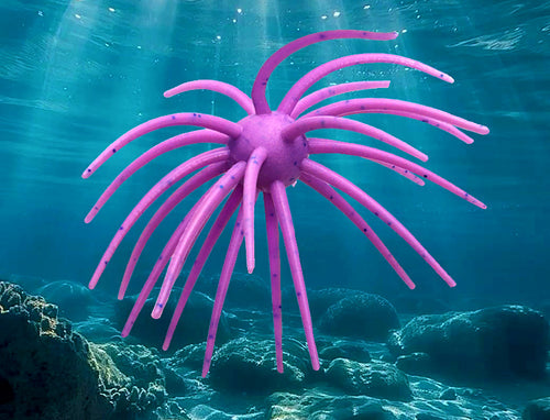 Sea Urchin Soft Bait, Slow Sinking Salted Lure, 7–15 cm – product photo