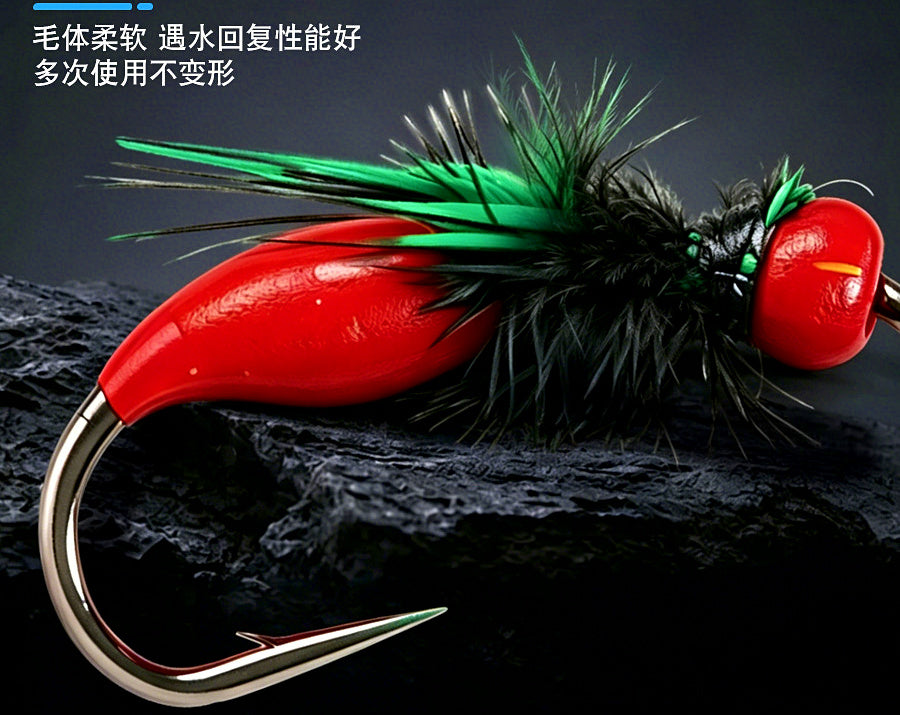Midge Fly Rig and Casting Bubbles, Hook Size 14–18 – product photo