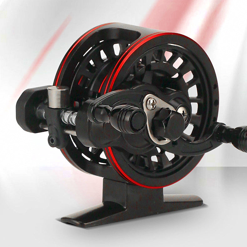 2000 Size Front Drag Spinning Reel, 3 Bearings, Black